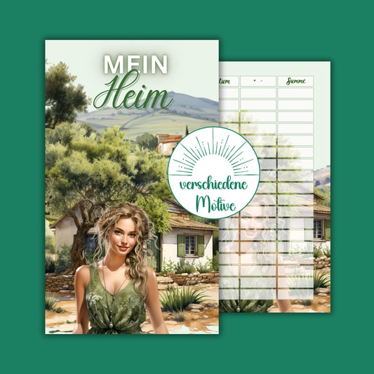 Set aus Deckblatt, Dashboard & Tracker A6