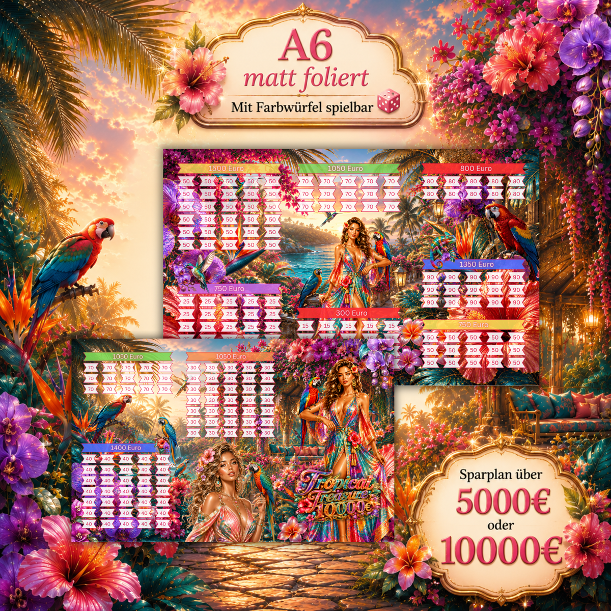 Tropical Treasure Sparplan 5000 & 10000 (foliert)