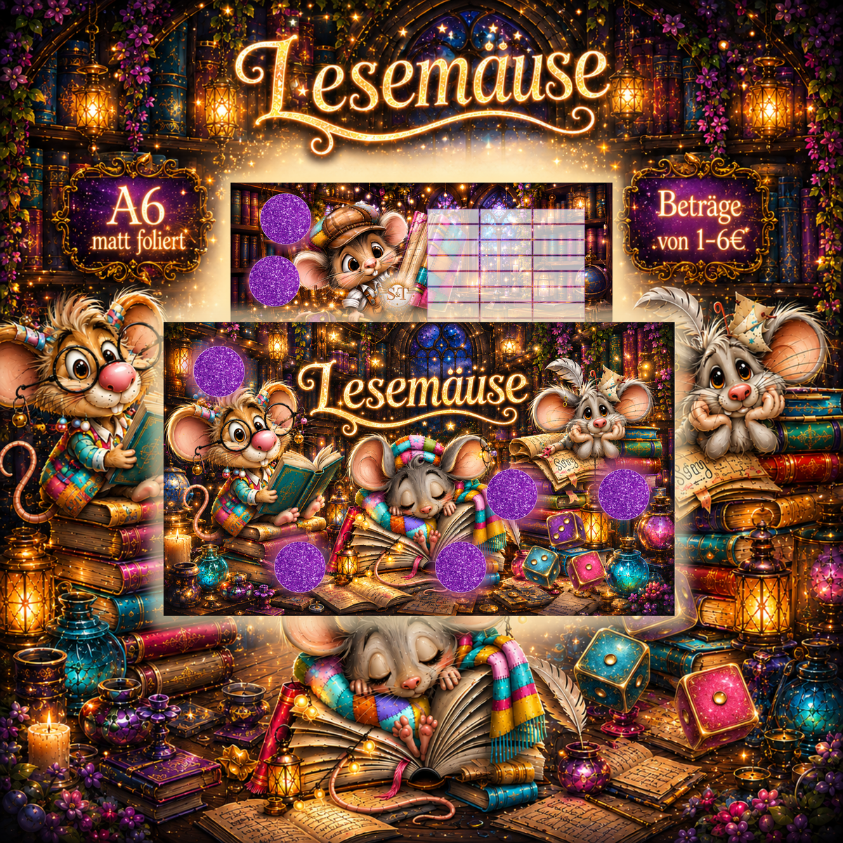 Lesemäuse (foliert)