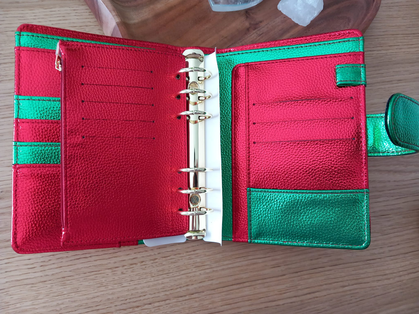 Deluxe Binder rot-grün