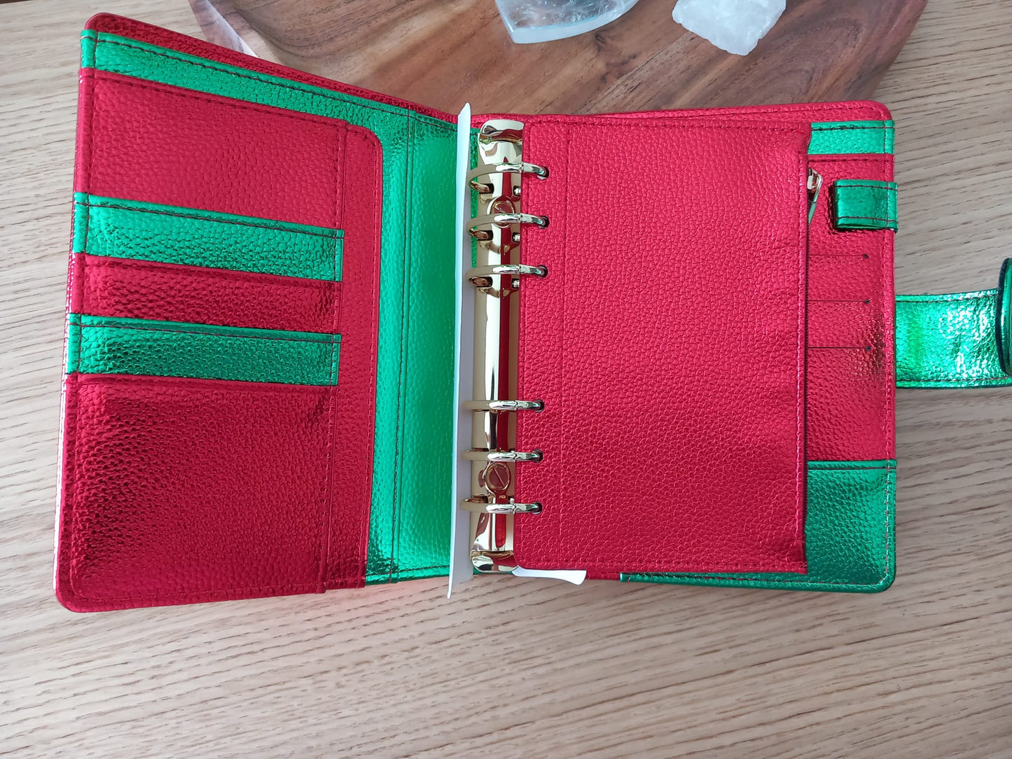Deluxe Binder rot-grün