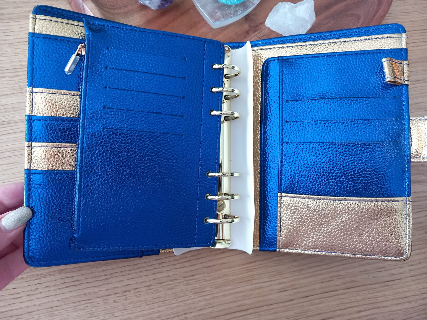 Deluxe Binder blau-gold