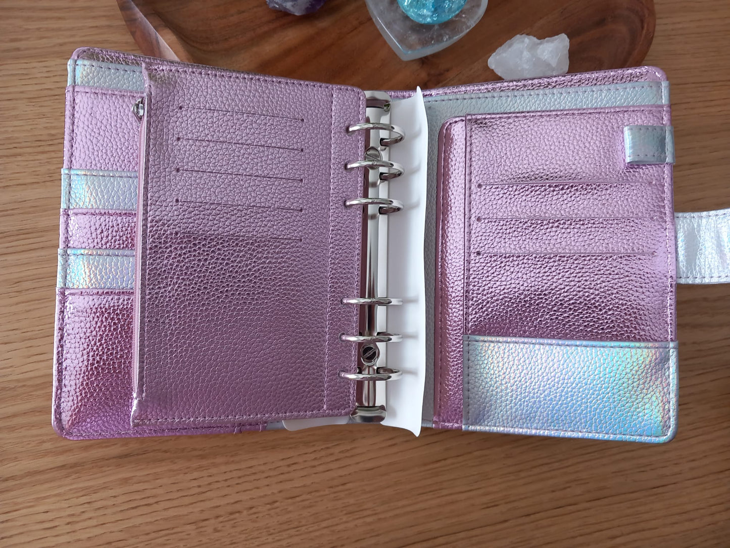 Deluxe Binder rosa-weiß