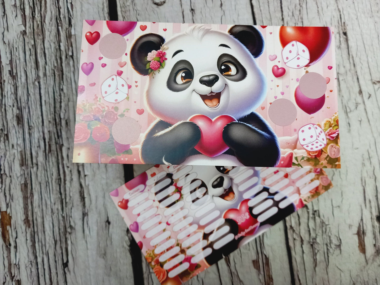 Cute Panda & Einhorn Rubbelchallenge | Würfelchallenge