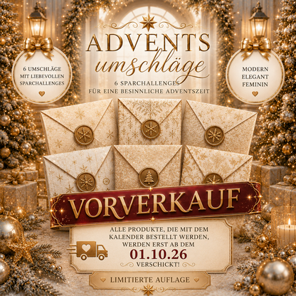Vorverkauf Adventsumschläge