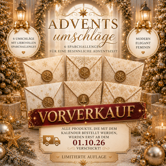 Vorverkauf Adventsumschläge