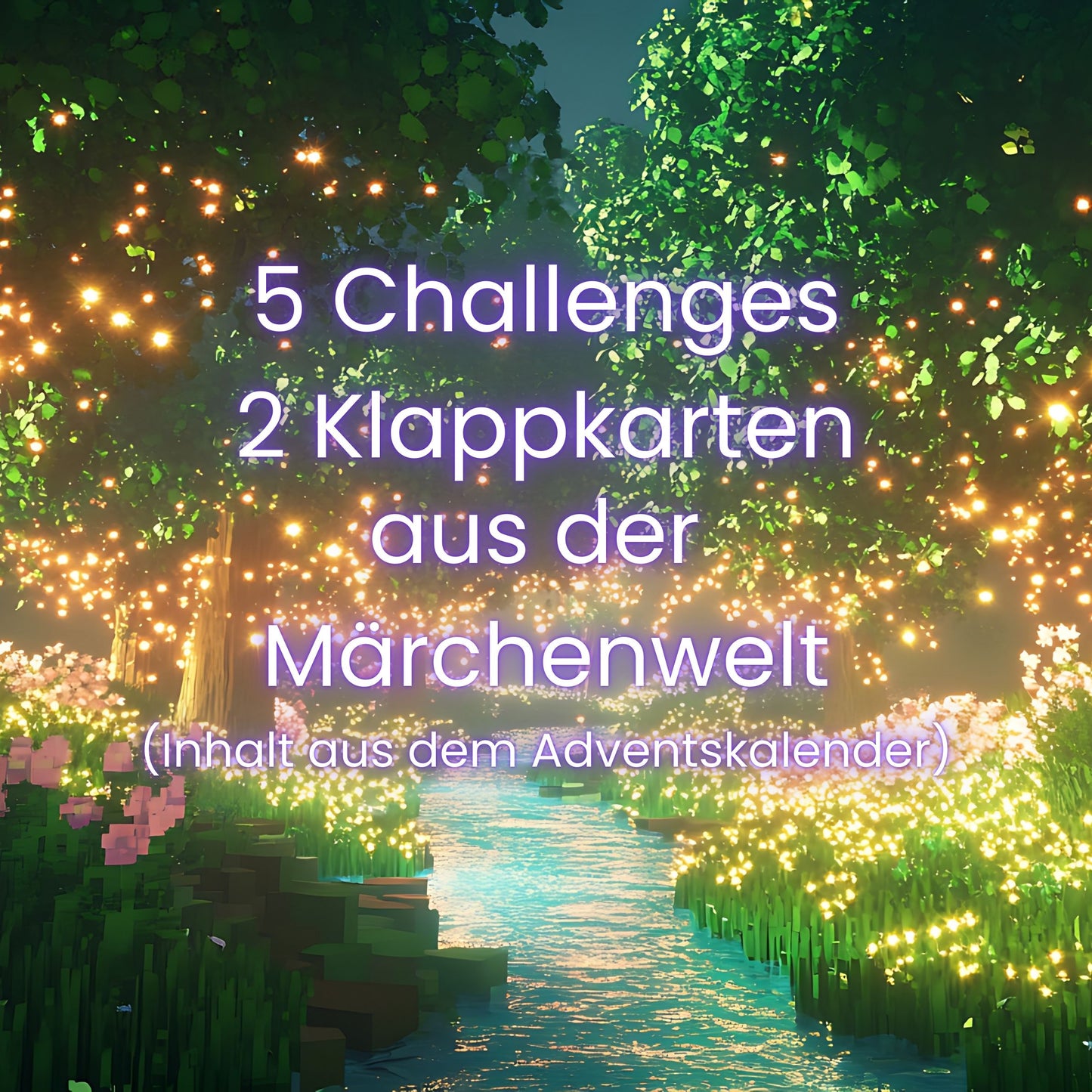 Märchen Tüte mit A6 Sparchallenges