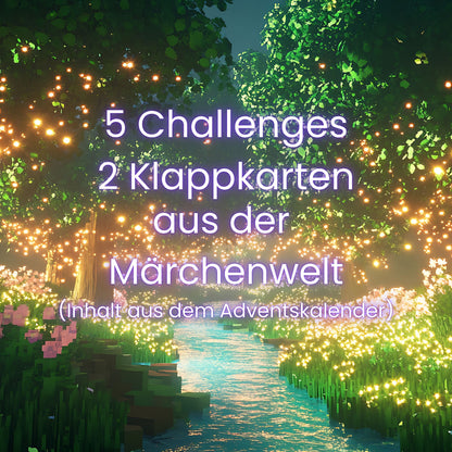 Märchen Tüte mit A6 Sparchallenges