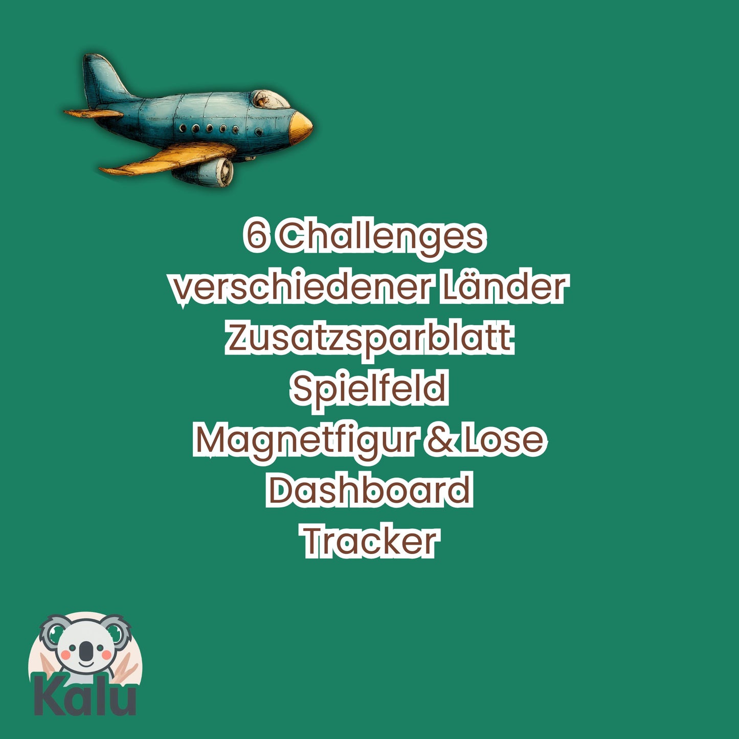 Sparspiel Mit Kaddi um die Welt (foliert)