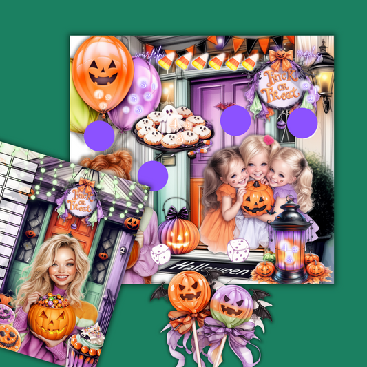 Trick or Treat Klappkarte