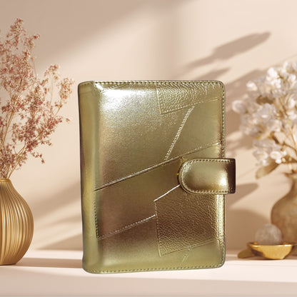 A6 Budget Binder – Gold Patchwork