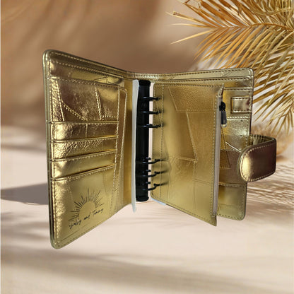 A6 Budget Binder – Gold Patchwork