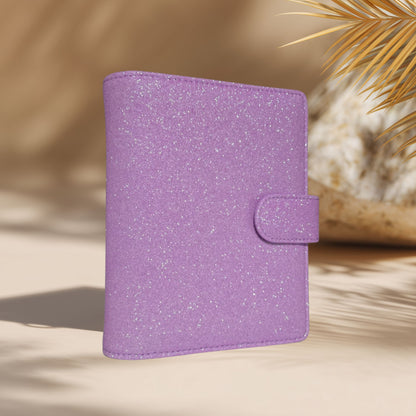 A6 Budget Binder – Glitzer Lila
