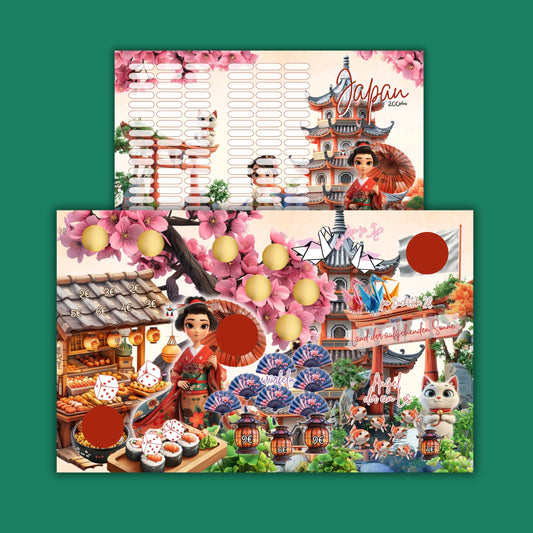 Japan Klappkarte