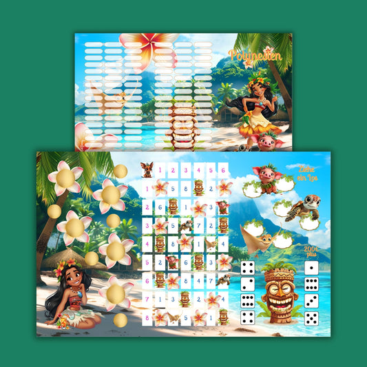 Polynesien Klappkarte