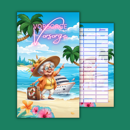 Set aus Deckblatt, Dashboard & Tracker A6