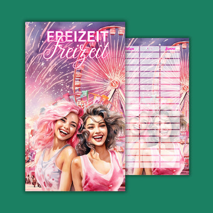 Set aus Deckblatt, Dashboard & Tracker A6