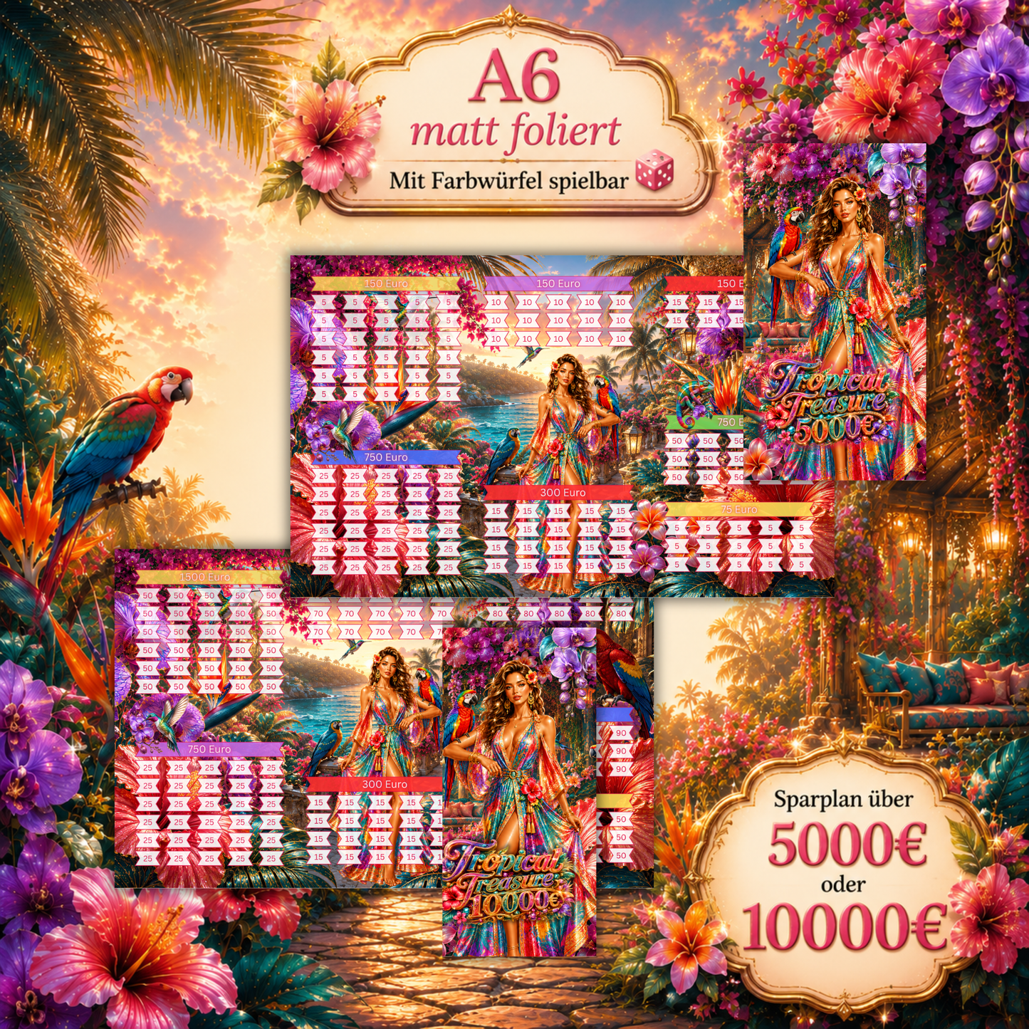 Tropical Treasure Sparplan 5000 & 10000 (foliert)