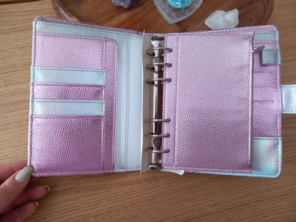 Deluxe Binder rosa-weiß