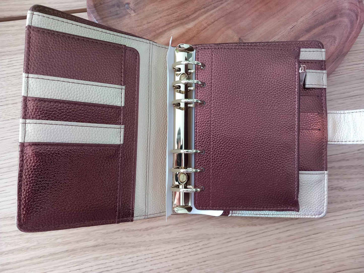 Deluxe Binder braun-creme