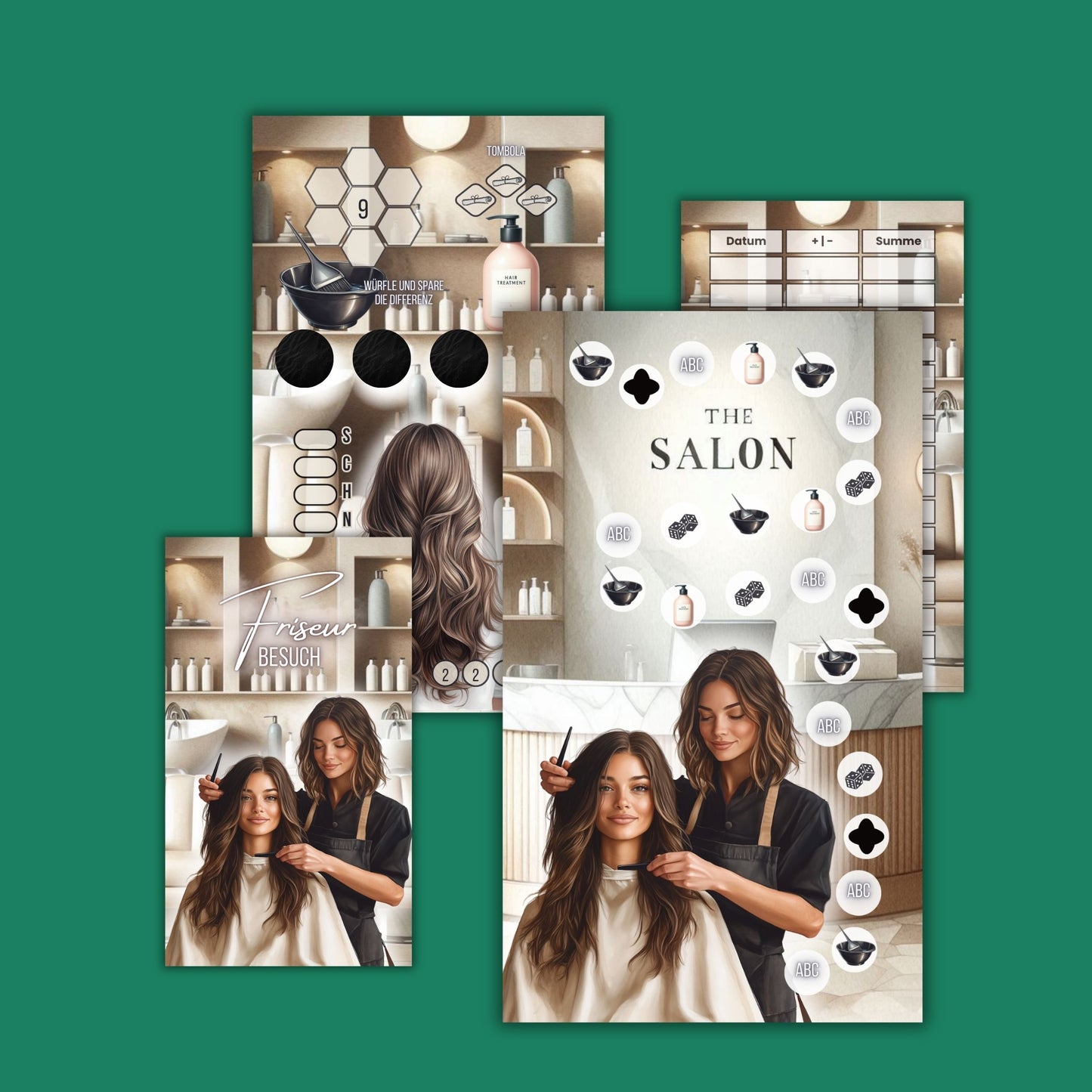Friseur Besuch (foliert)