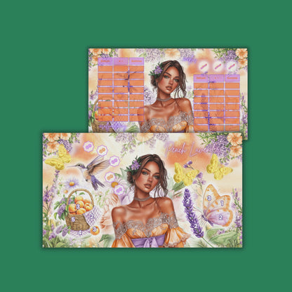 Peach Lavender (foliert)
