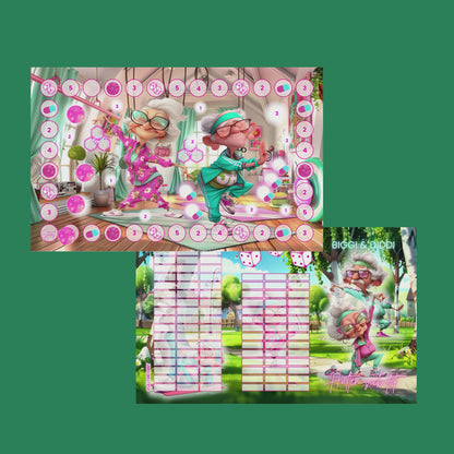 Biggi & Diddi Halten sich fit (foliert)